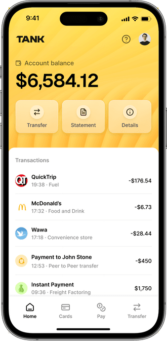 Tank Payment app